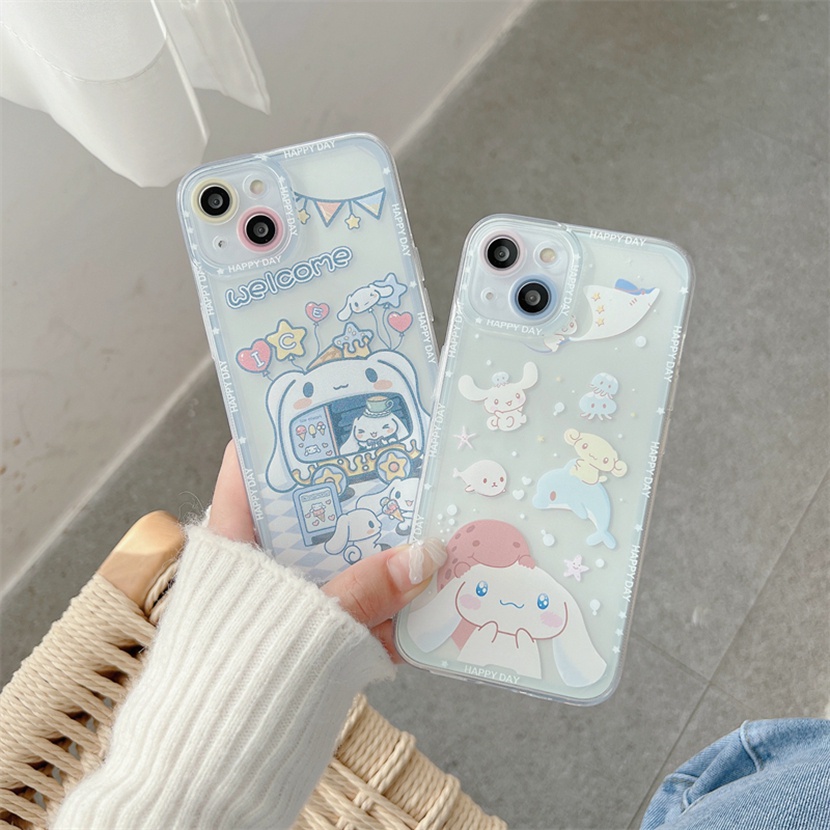SANRIO Ốp Điện Thoại TPU Mềm Chống Rơi Hình Dễ Thương Cho OPPO Reno 7 6 5 Pro 7Z 6Z 5Z 5F 4F 2F 2Z 7 6 5 4 Lite F17 F11 F9 Pro