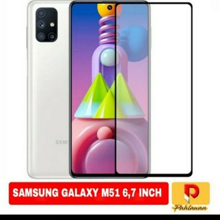 Kính cường lực Samsung M51 (Full Màn, Full keo)