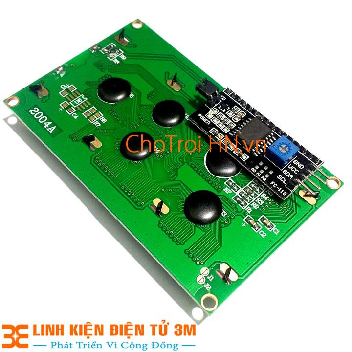 Màn Hình LCD 2004+Module I2C Xanh Lá
