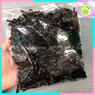 Bịch thun cột tóc đen 100 gram