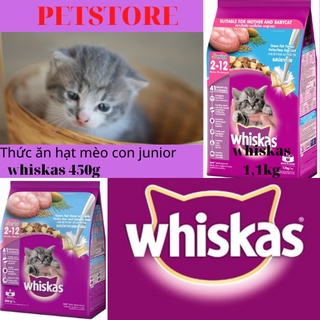 Thức ăn dành cho mèo con wishkas 450gr