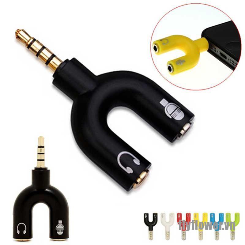Bộ Chia Tai Nghe & Mic Giắc Cắm 3.5mm