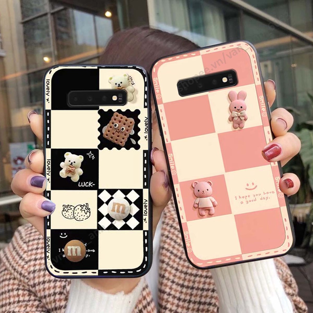 Ốp lưng Samsung S10 / S10 5G / S10 Plus / S10+ hình gấu, kẹo dễ thương cute