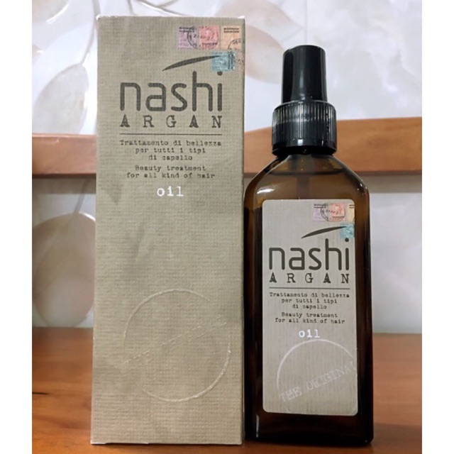 Tinh dầu dưỡng tóc Nashi Argan Oil phục hồi tóc hư tổn 100ml "