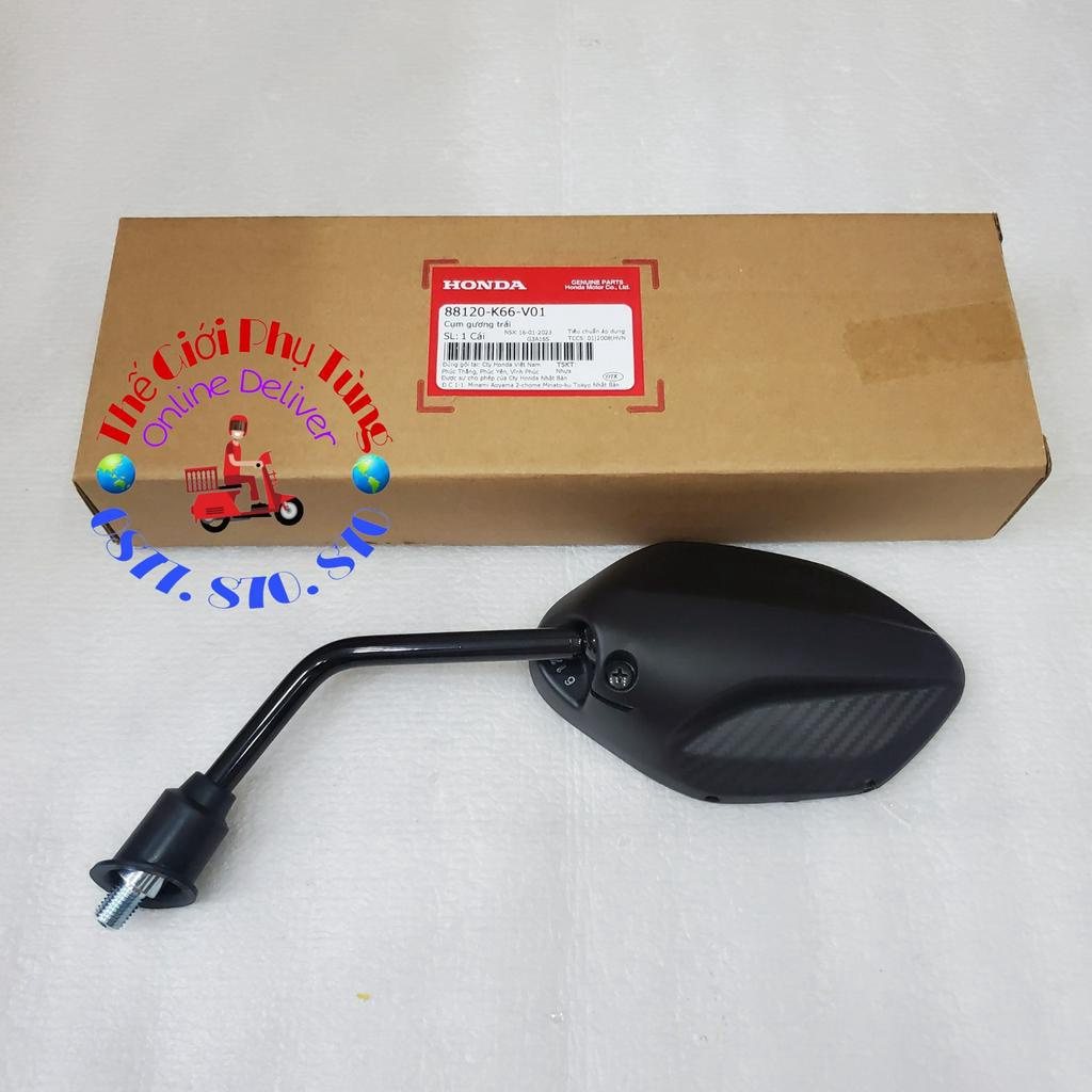 Kính hậu, Kiếng hậu AB 125 2016-2020 zin Honda VN - 88120-K66-V01/ 88110-K66-V01