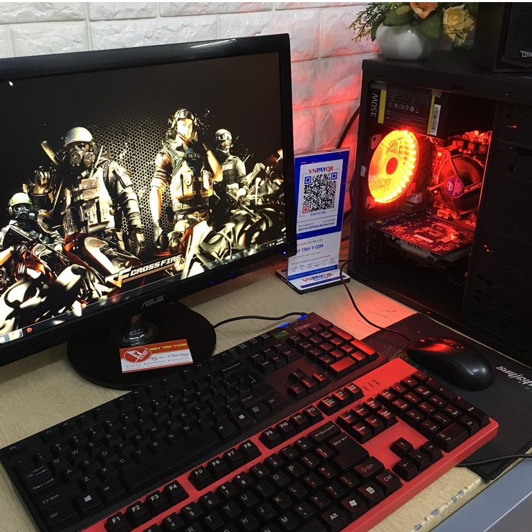 Full Bộ Máy Tính Gaming GTA5 PUBG Liên Minh Dota Đột Kích Màn hình 24inh