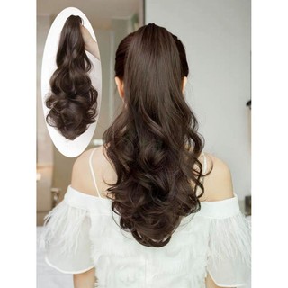 [HÌNH THẬT] TÓC GIẢ NGOẠM XOĂN ĐUÔI DÀI 53CM