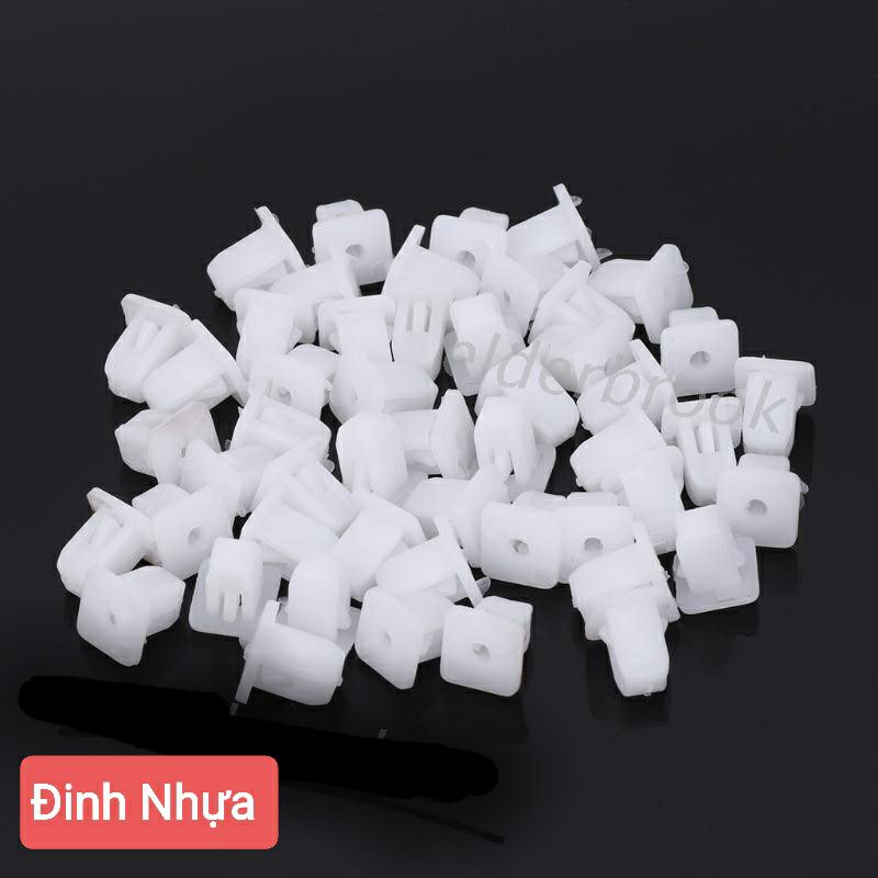 Đinh Tán Nhựa Hình Vuông 10 Cái