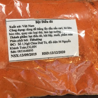 Bột điều đỏ 100gr
