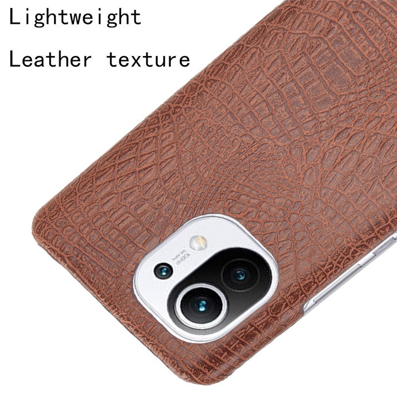 [Cao Cấp] Ốp Lưng Xiaomi Mi 11 Vân Da Cá Sấu