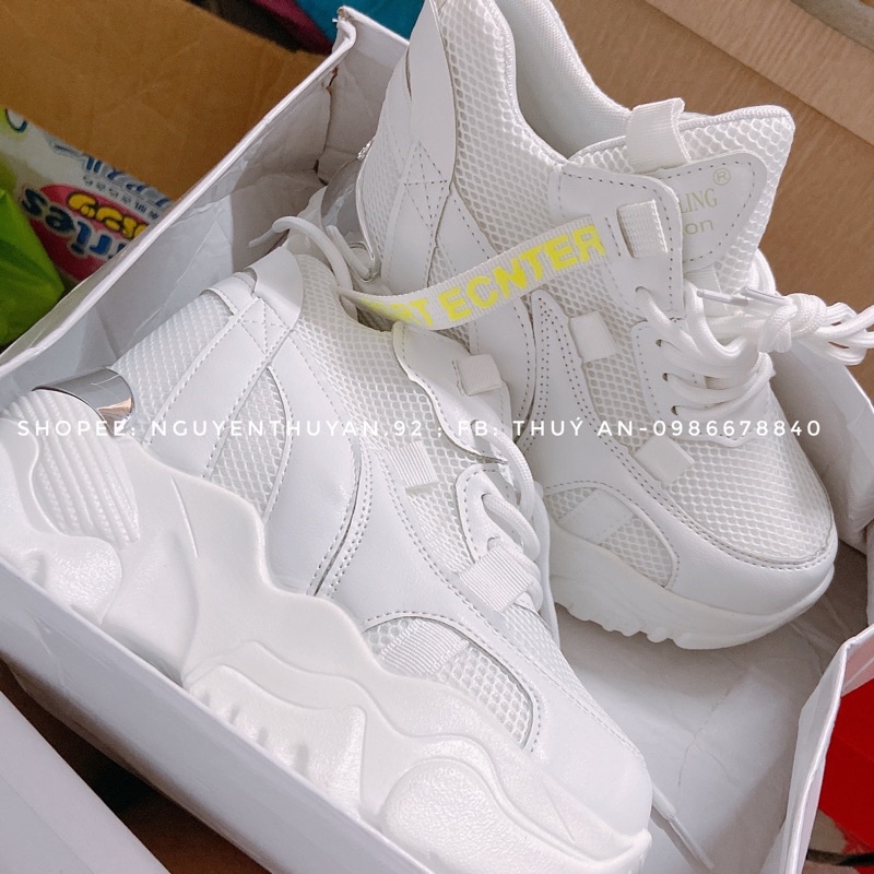 Giày thể thao nữ độn đế 11cm siêu tôn dáng ANDUSTORE ⚡️