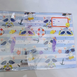 10c giấy bao tập kèm giấy kiếng có keo sẵn