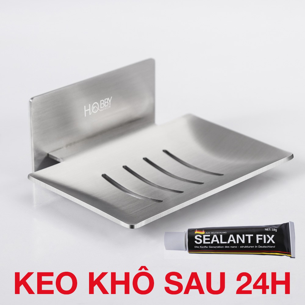 Kệ đựng xà bông HOBBY Home Decor SB5 dán tường gạch men - có sẵn keo dán