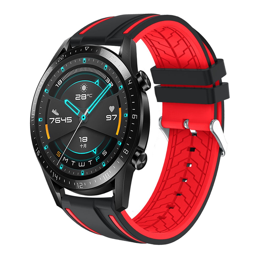 Dây Đeo Silicone Cho Đồng Hồ Thông Minh Huawei Watch GT GT2 GT3 Pro 46mm 42mm 43mm GT2e Honor Magic 2