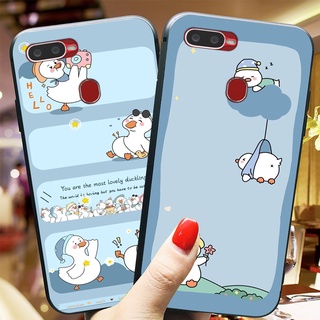 ốp lưng điện thoại oppo a5S / A7 / A9 / A12 bộ vịt xanh ngộ nghĩnh đáng yêu