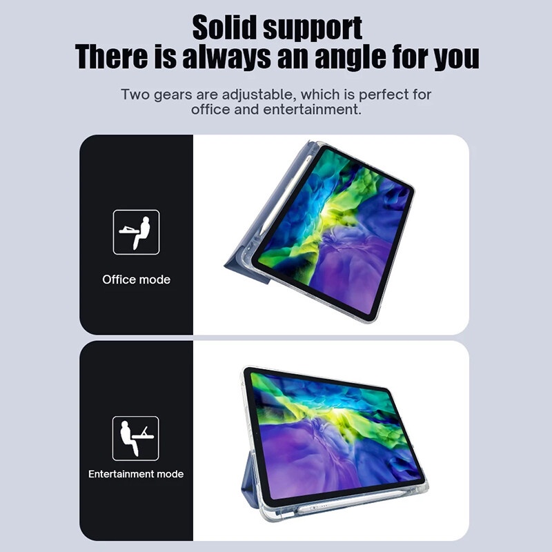 Ốp Máy Tính Bảng Da Trong Suốt Cho iPad 10 10.9 2022 Mini 6 Pro 11 M1 2019 2020 2021 10.2 7 / 8th iPad 5 / 6th 9.7 Air 4 10.9