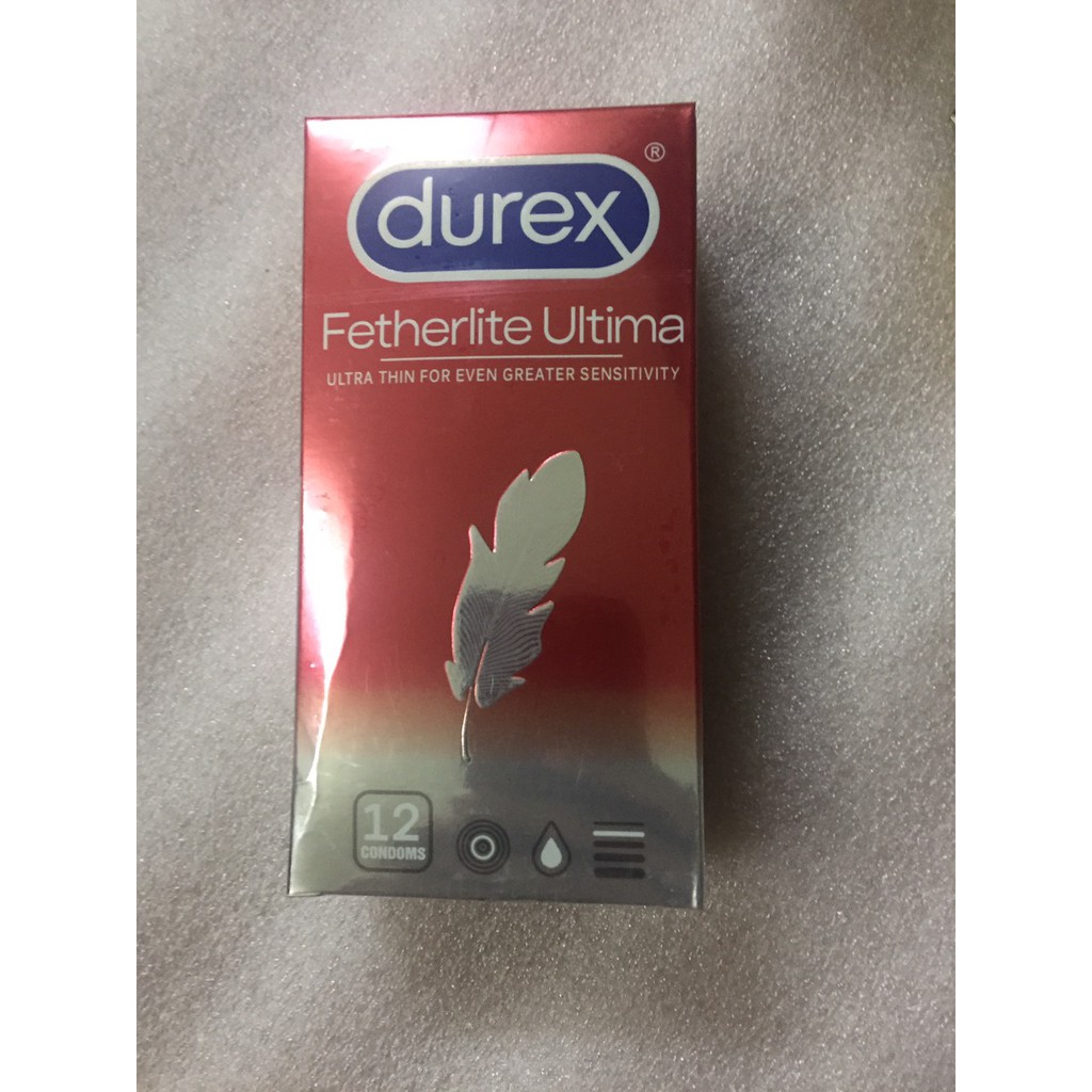 [ COMBO 3 HỘP ] Bao Cao Su Durex Ultima hộp 12 cái ( che tên sản phẩm khi giao hàng tuyệt đối bí mật) d06