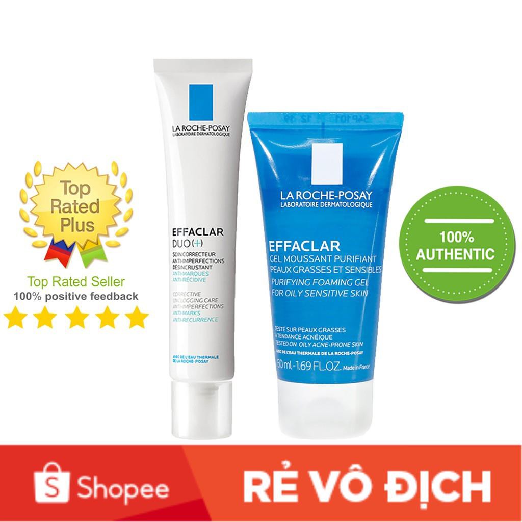 Set Giảm Mụn La Roche-Posay - Mua Giảm Mụn Duo+ (40ml) tặng Sữa Rửa Mặt Effaclar (50ml)