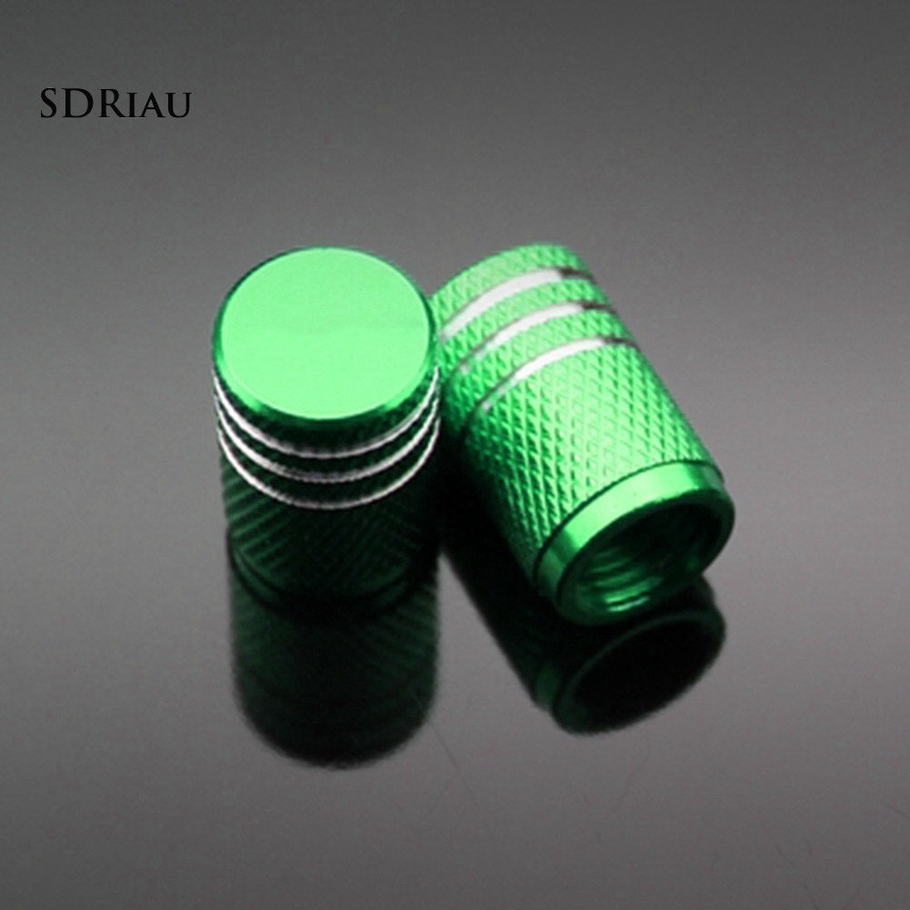 Set 4 nắp nhôm bảo vệ van lốp xe hơi/ xe máy