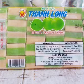 Kẹo dừa thanh long bến tre