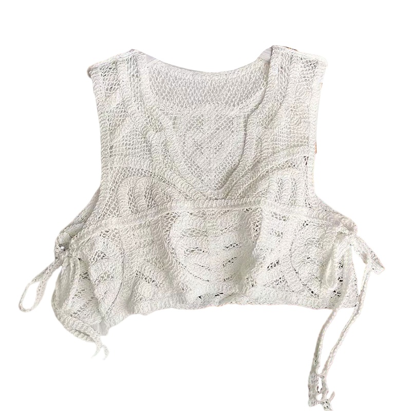 Áo Sweater Dệt Kim Cổ Chữ V Xẻ Tà Cột Dây Thời Trang Quyến Rũ Cho Nữ
