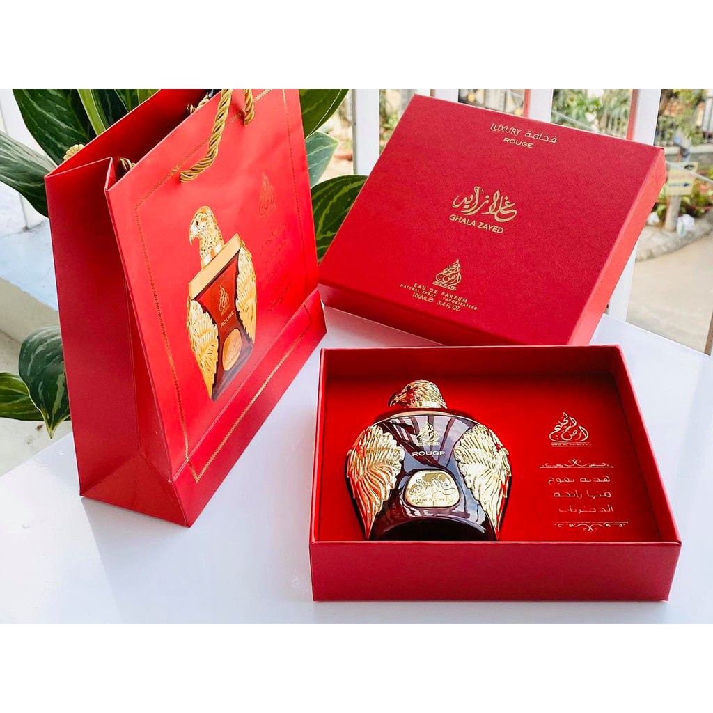 💥 Nước hoa Dubai đại bàng đỏ Ghala Zayed Rouge, tiện lợi khi sử dụng