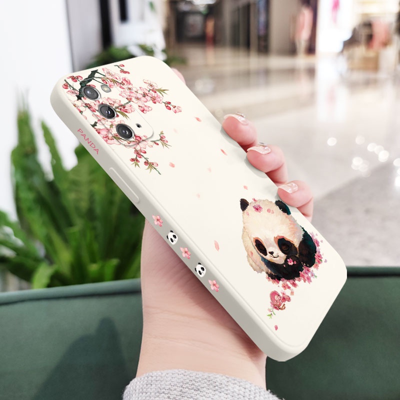 Ốp Điện Thoại Silicon Họa Tiết Gấu Trúc Dễ Thương Cho Samsung Galaxy Note 20 Ultra 10 Plus 9