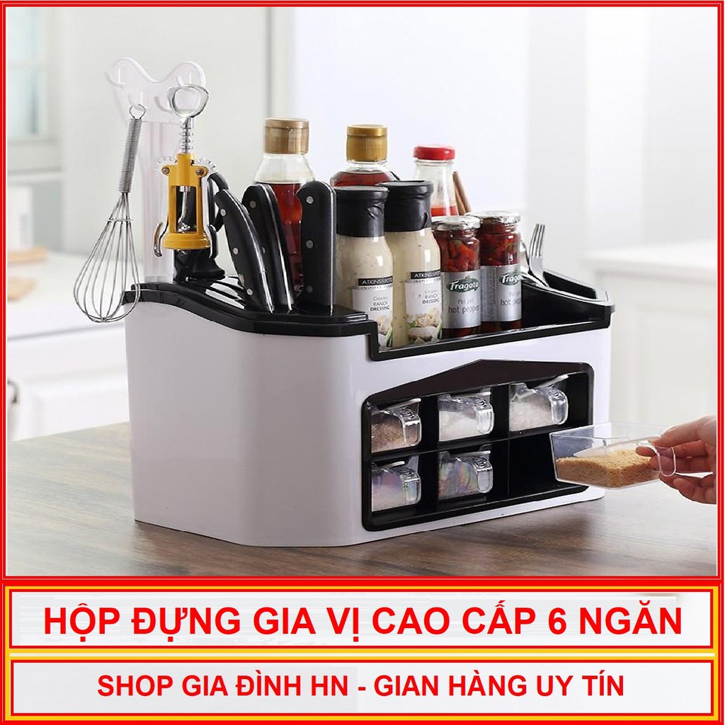 Hộp Đựng Gia Vị Và Đồ Dùng Nhà Bếp Đa Năng Cao Cấp nhập khẩu