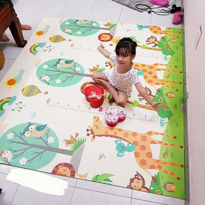 Thảm xốp xpe trống trơn trượt có thể gấp gọn