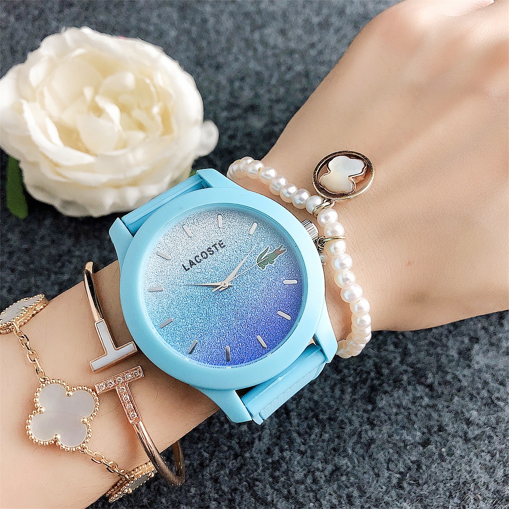 Đồng Hồ Đeo Tay LACOSTE Dây Silicon Màu Gradient Dành Cho Nam Và Nữ
