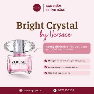 [Mẫu thử 10ml] Nước hoa nữ Bright Crystal của hãng Versace