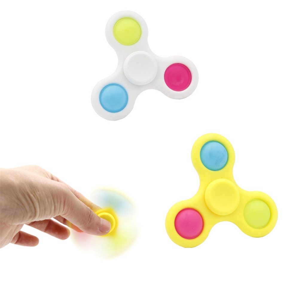 Lifestyle Fashion 1PC TikTok Pop It Fidget Spinner Sensory Simple Dimple Toy Relieve Stress Accessories