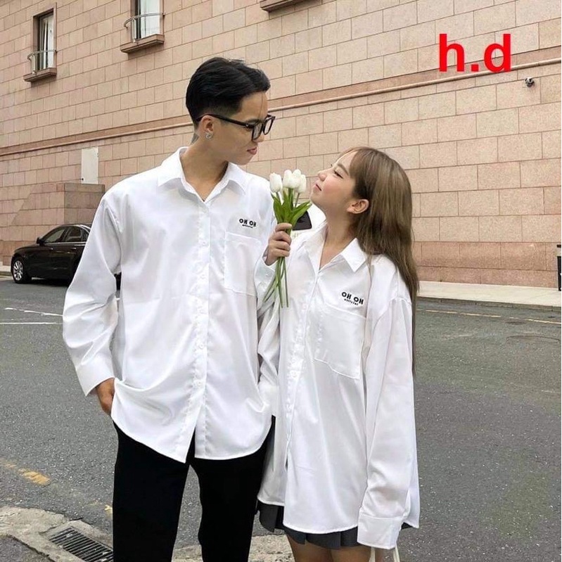 [Mã FAMARAL1 giảm 10K đơn 50K] Áo sơ mi dài tay Oh Oh HD