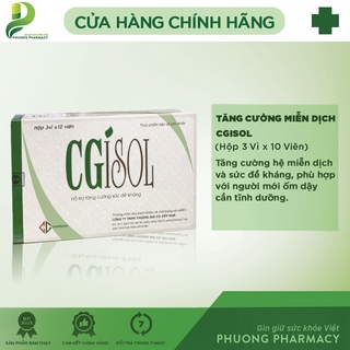 CGisol - Giúp tăng cường miễn dịch hiệu quả