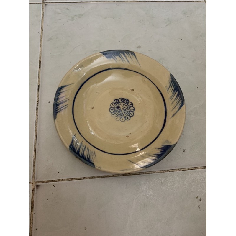 DĨA PHẾCH XANH KIỂU XƯA SIZE 17cm và 19cm