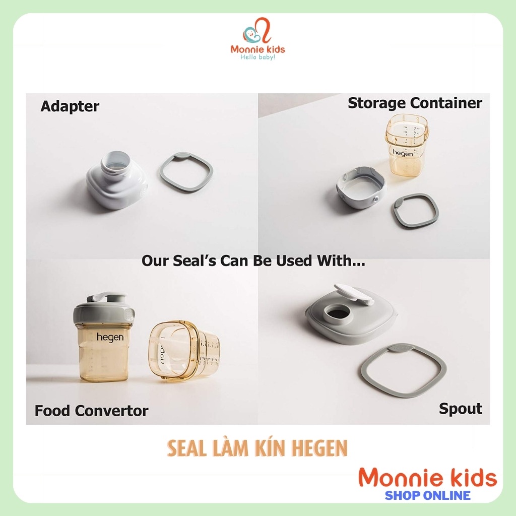 Set 4 Seal Làm Kín HEGEN - Phụ Kiện Bình Sữa