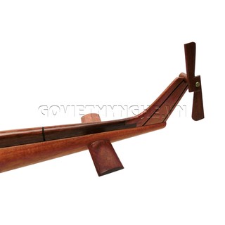 Mô Hình Máy Bay Trực Thăng Gỗ UH - 1