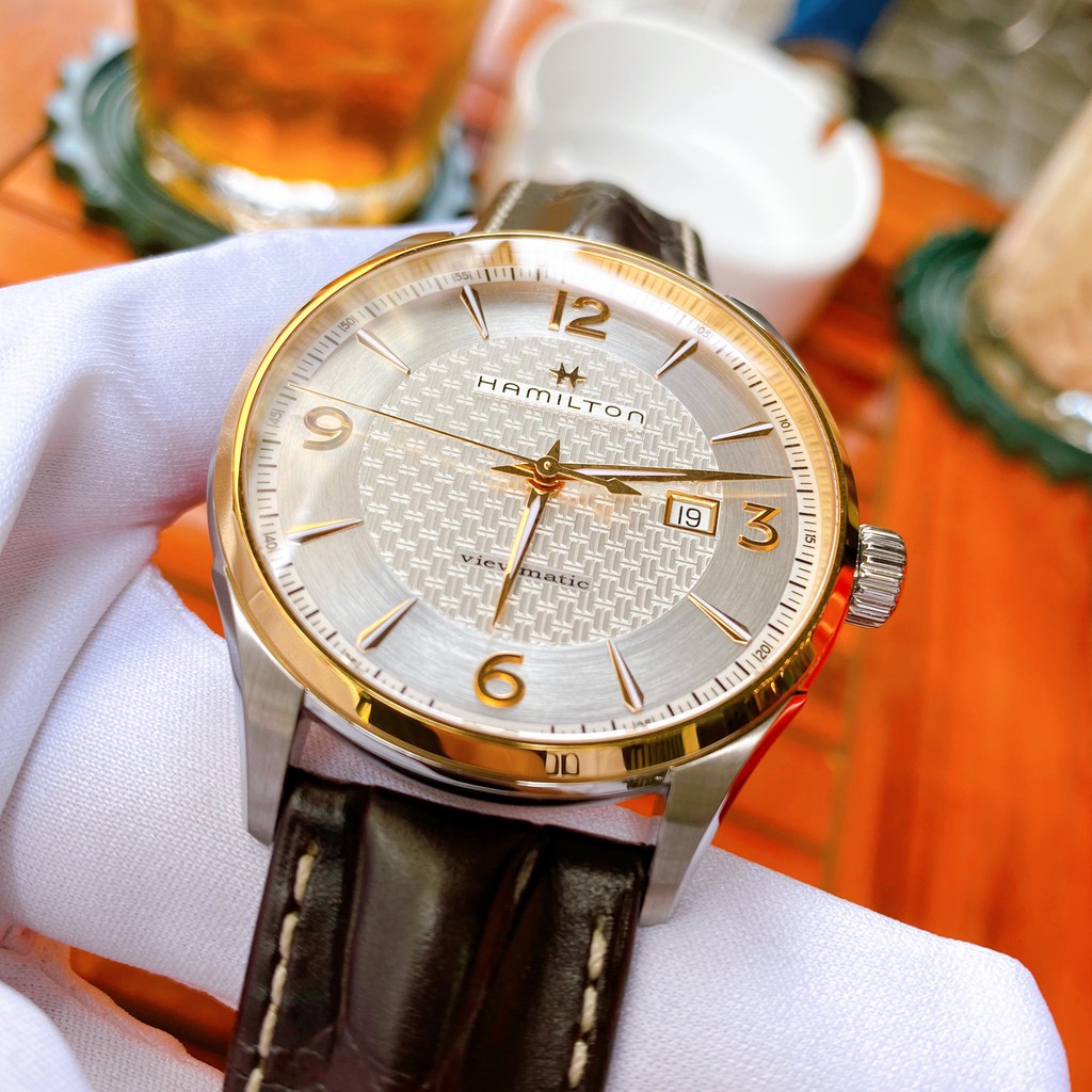 Đồng hồ nam chính hãng Hamilton H42725551 - Máy Quartz pin Thụy Sĩ - Kính Sapphire