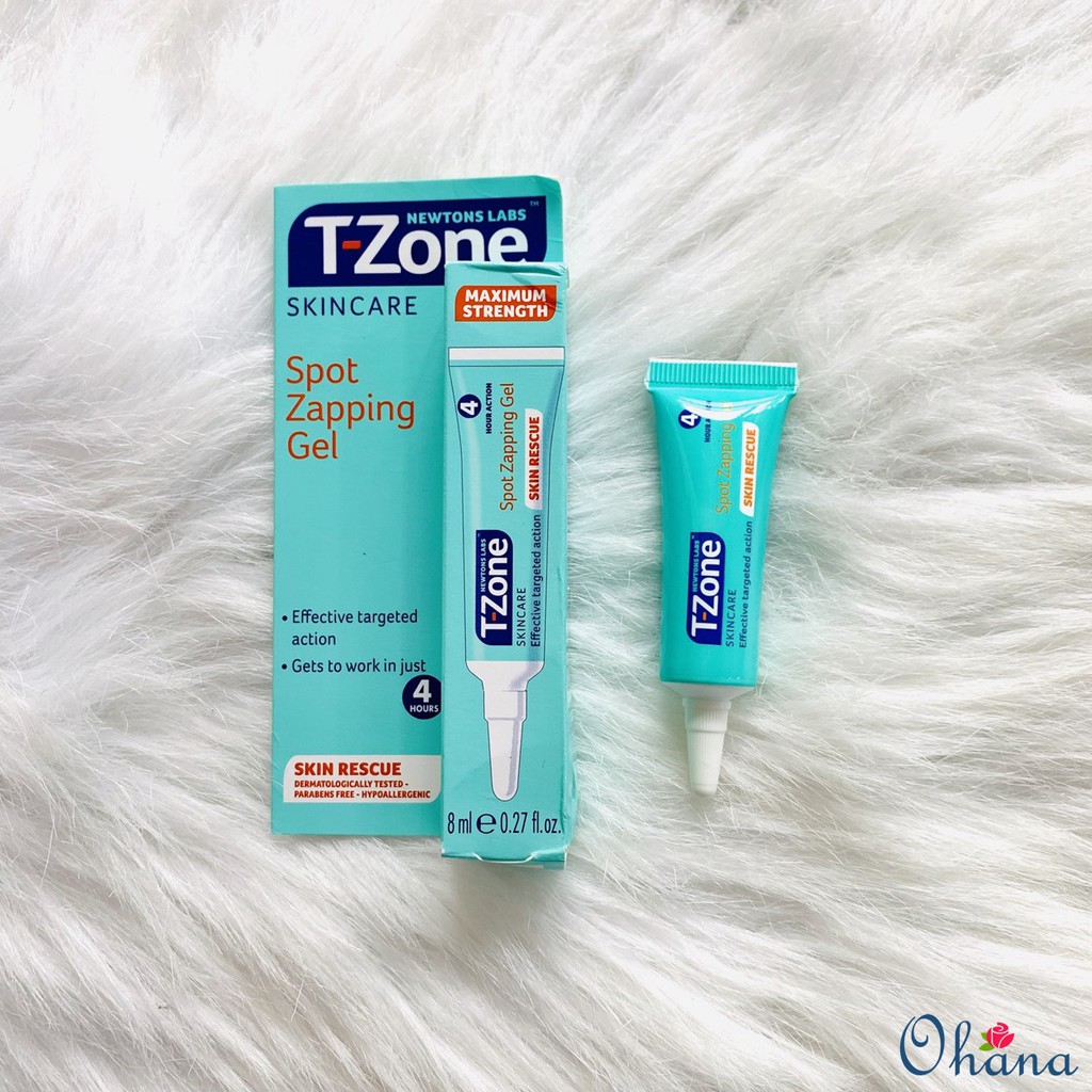 Gel Giảm Mụn Cấp Tốc, Ngăn Ngừa Mụn T-Zone Spot Zapping Gel 8ml