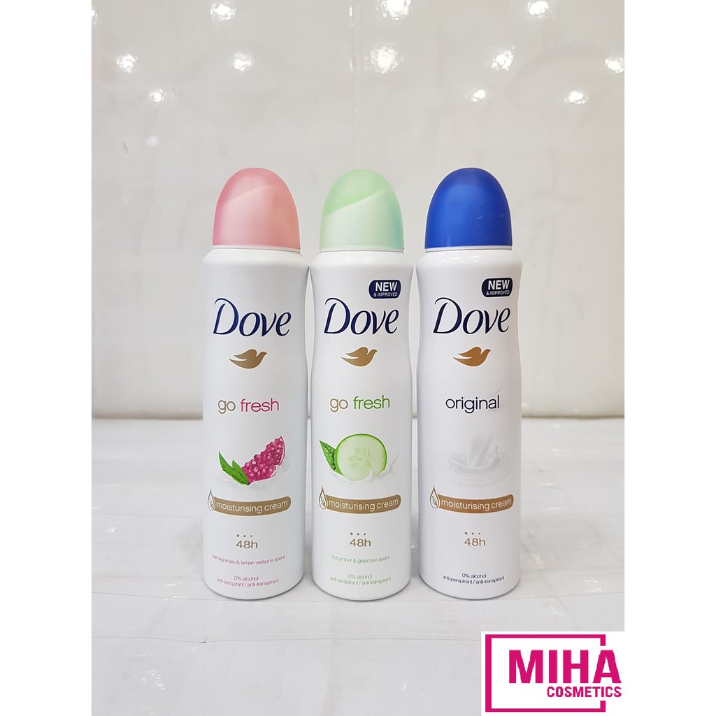 Xịt Khử Mùi Nữ Dove 150ml