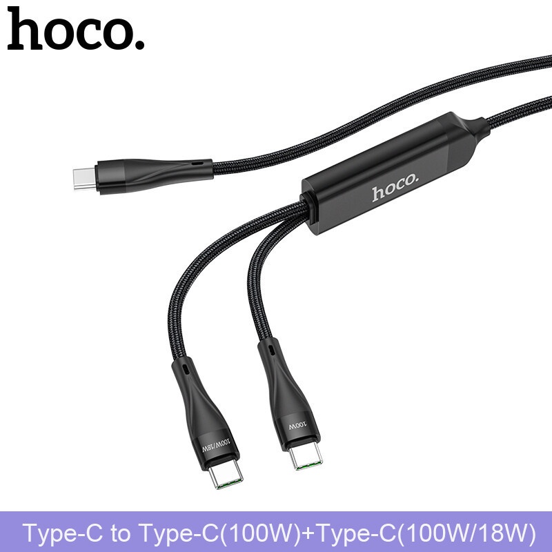 Dây Cáp Sạc Nhanh HOCO U102 PD 20W USB C Sang Type C 100W Cho Notebook android