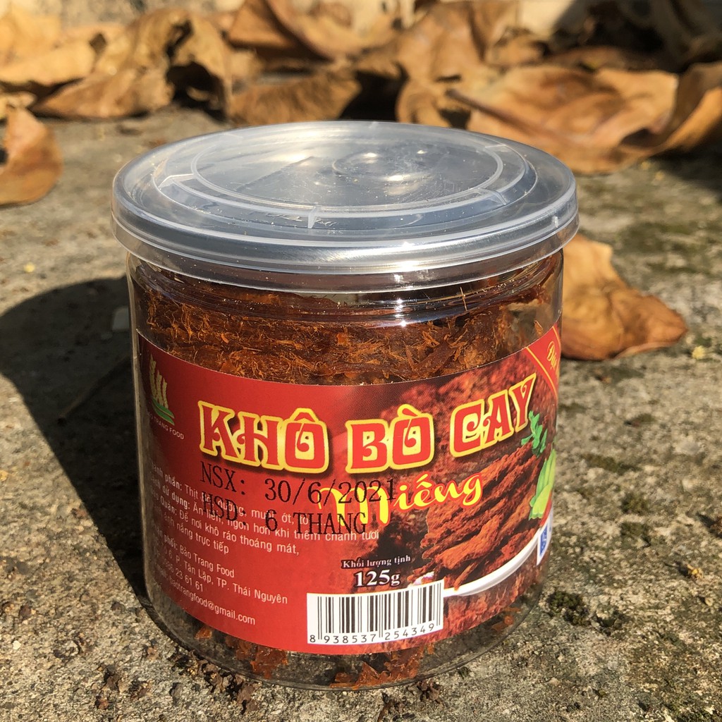 khô bò miếng giòn hàng loại 1 siêu ngon đậm vị đóng gói hủ pet 125gr ĐỒ ĂN VẶT | IMINT FOOD | BigBuy360 - bigbuy360.vn