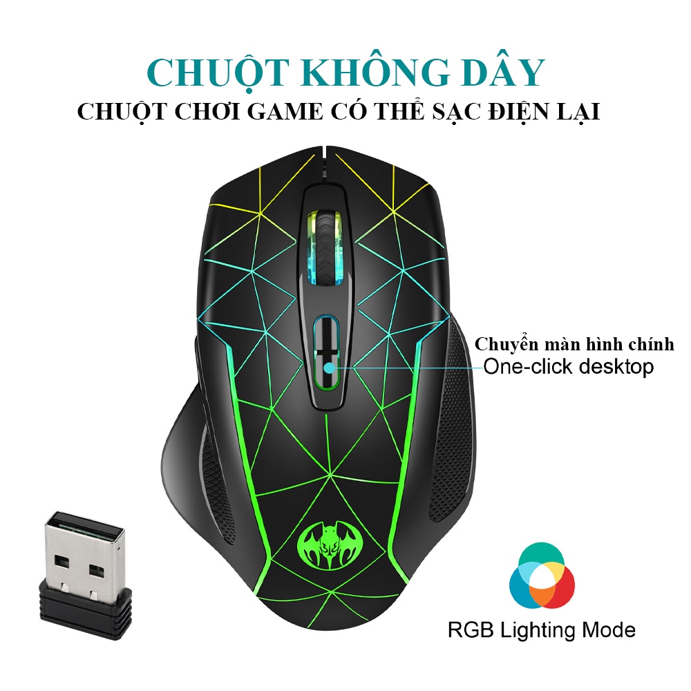 Chuột Không Dây Gaming POERMAX M30 DPI3200