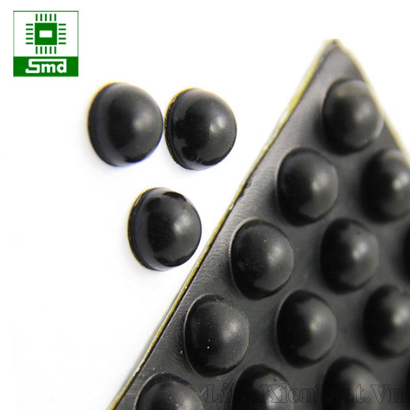 Combo 10 chân đế cao su tự dính 10x5mm