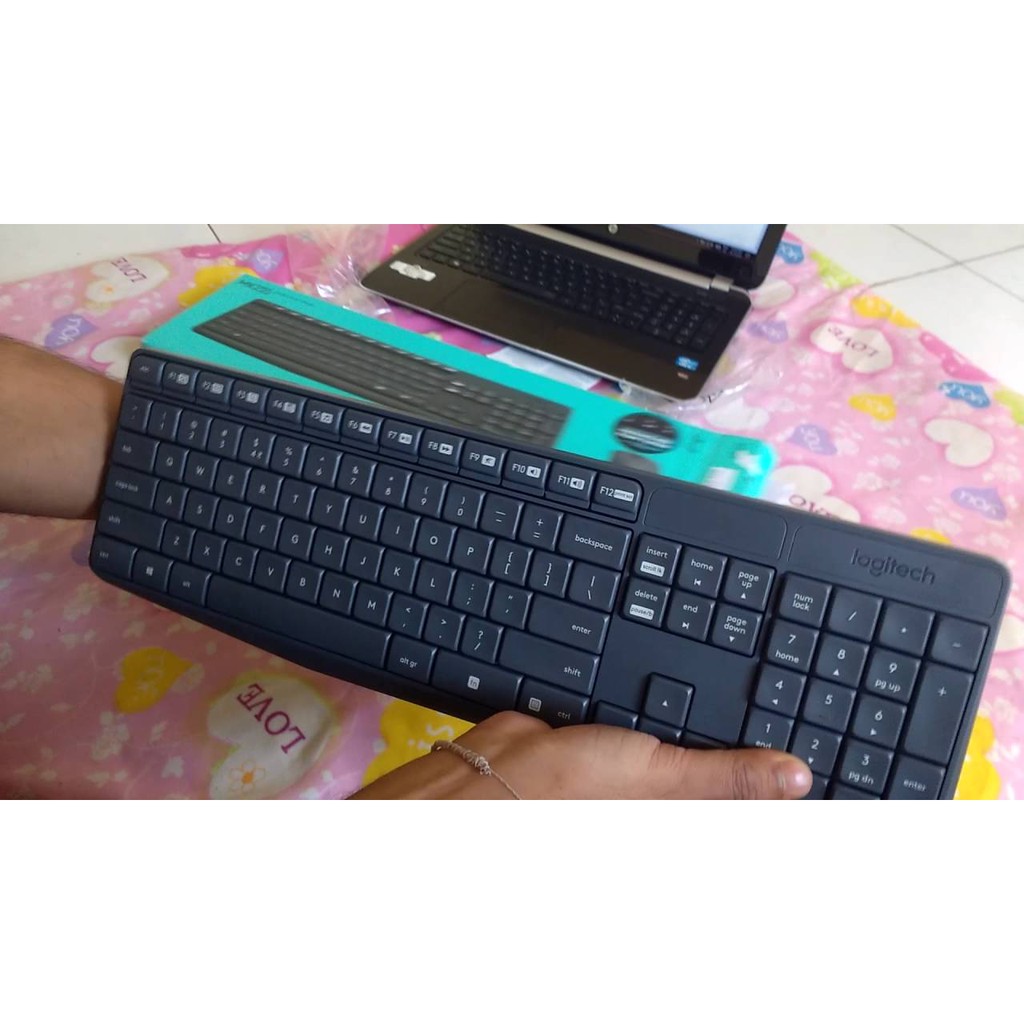 Bộ Bàn Phím Và Chuột Logitech MK235 - Hàng Chính Hãng