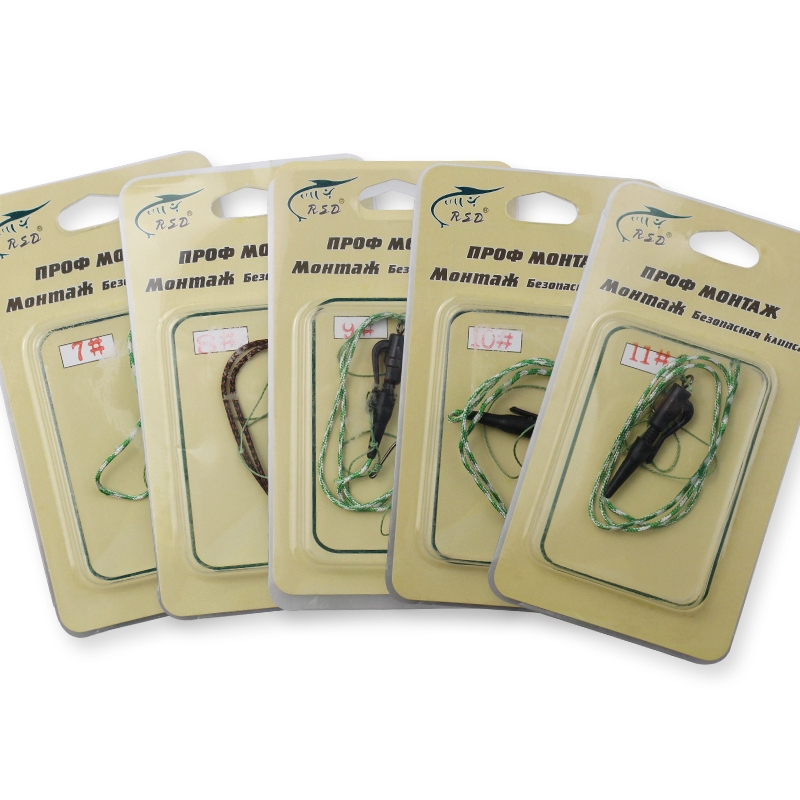 Outdoor fishing supplies European style carp lead core line Lead Clip Fishing Set Anti-tangle bite fishing tools