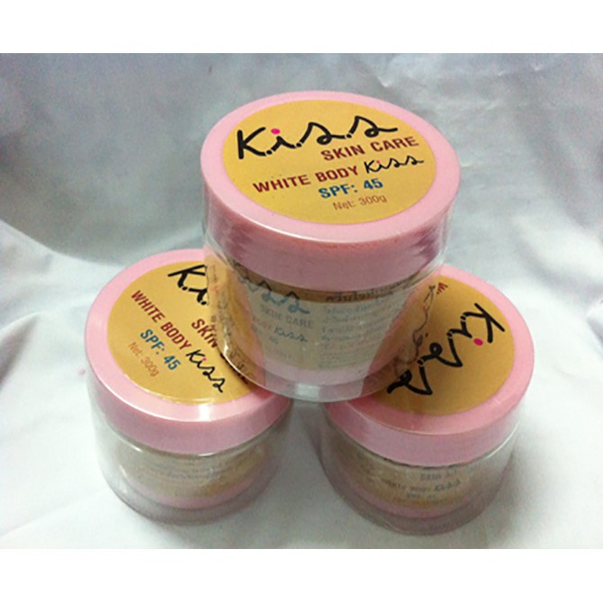 Kem Kiss dưỡng trắng da body kiss Erina Trà Xanh