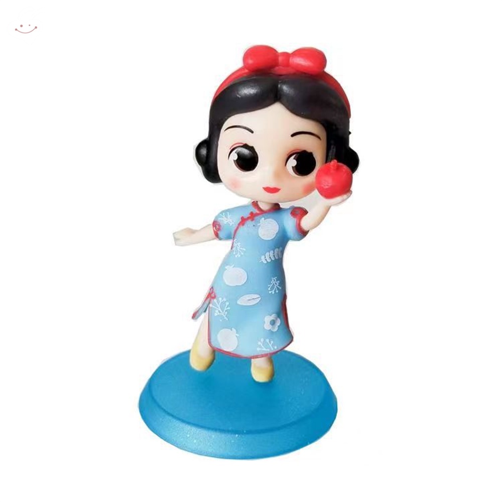 Bộ 6 Mô Hình Công Chúa Disney Dùng Trang Trí Bánh Kem Dễ Thương