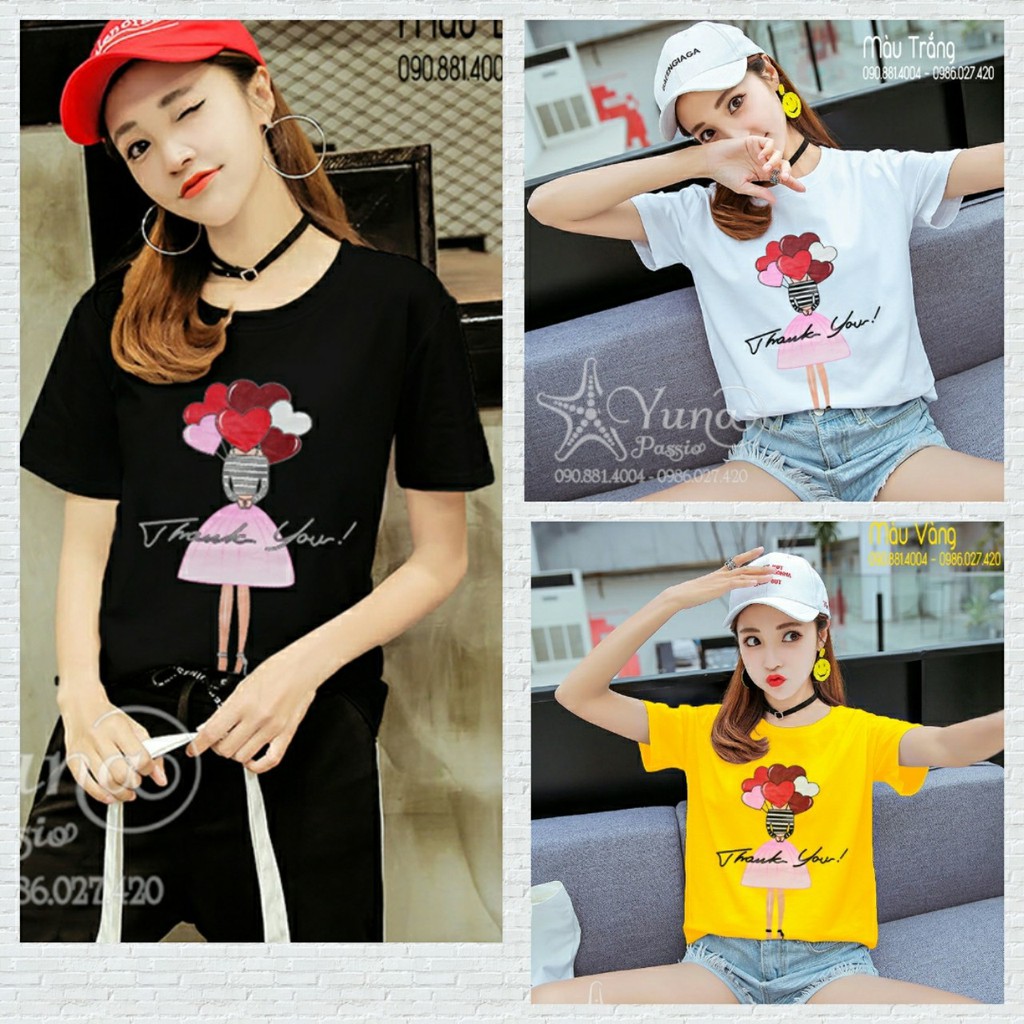 Áo Thun Thái Fom Rộng In Cao Cấp - Fom dưới 65kg