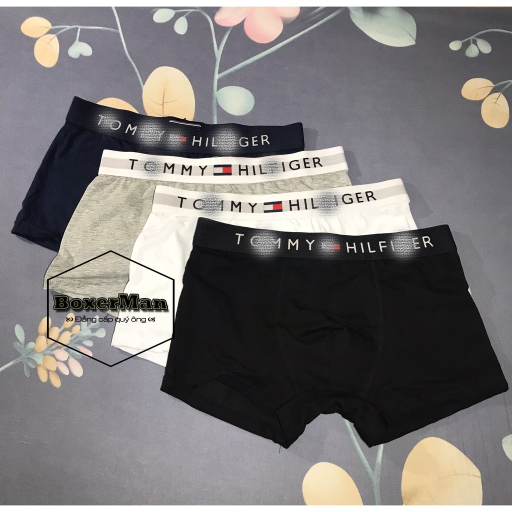 COMBO 4 Quần lót nam Boxer Cotton Mẫu TOM cao cấp hàng xuất khẩu chất thun co dãn 4 chiều